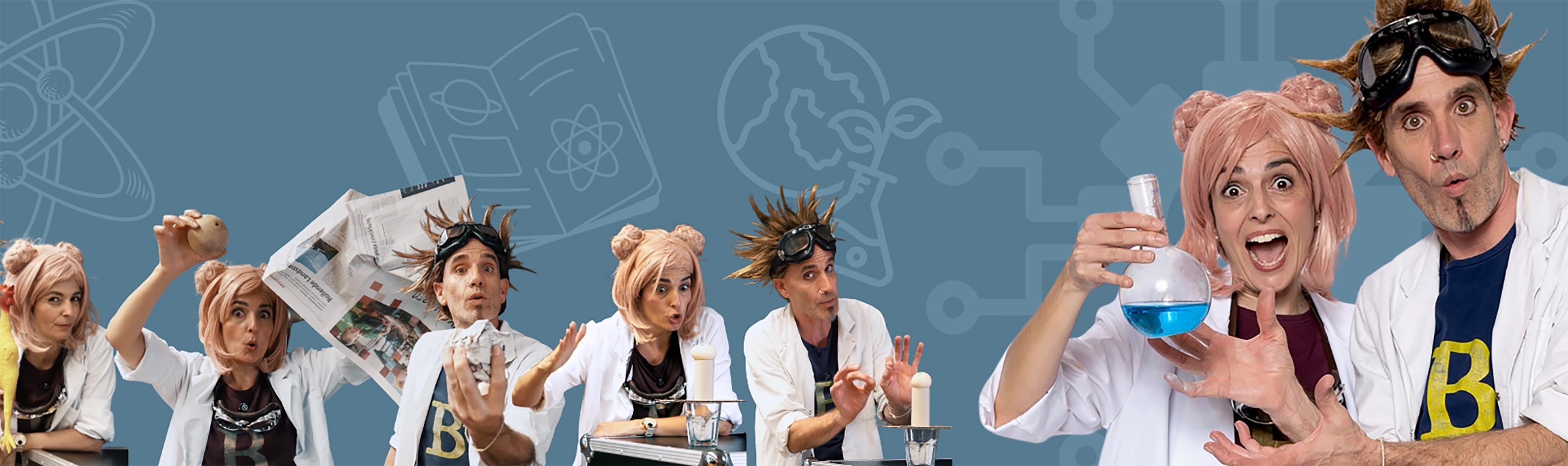 Schwerkraft - Professor und Profesora Bummbastic experimentieren mit der Schwerkraft