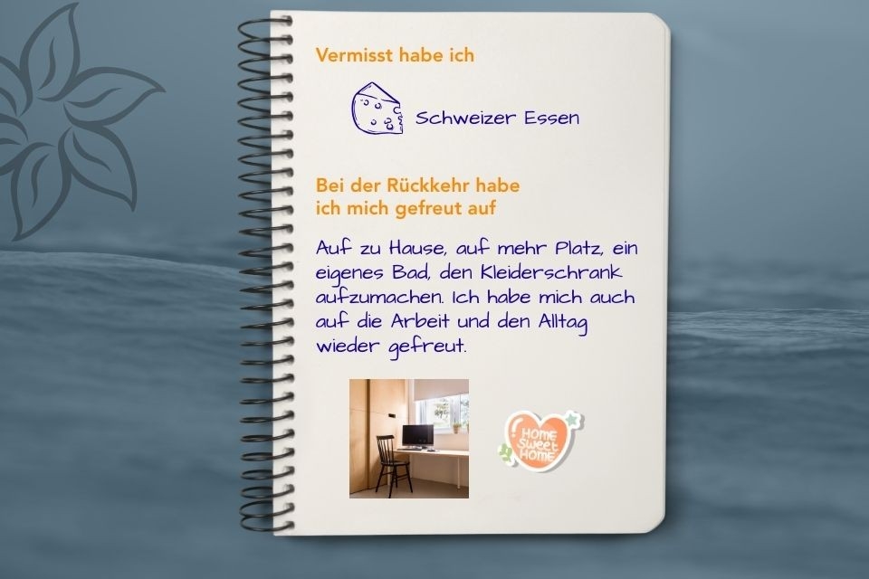 Reisesteckbrief von Fabienne, Leistungsspezialistin und stv. Teamleiterin Leistungen.