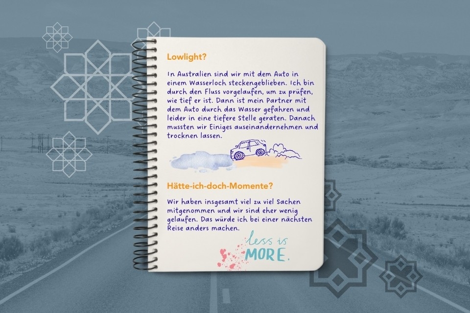 Reisesteckbrief von Carine, Leistungsspezialistin im Team Spezialleistungen