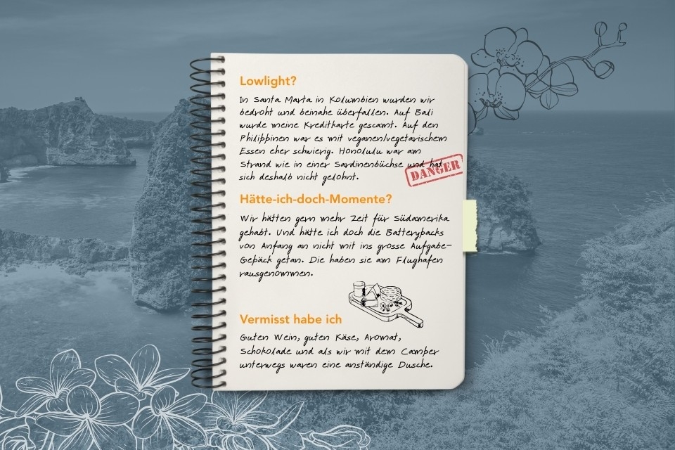 Reisesteckbrief von Fabian, Kundenberater in der CONCORDIA-Agentur Baden