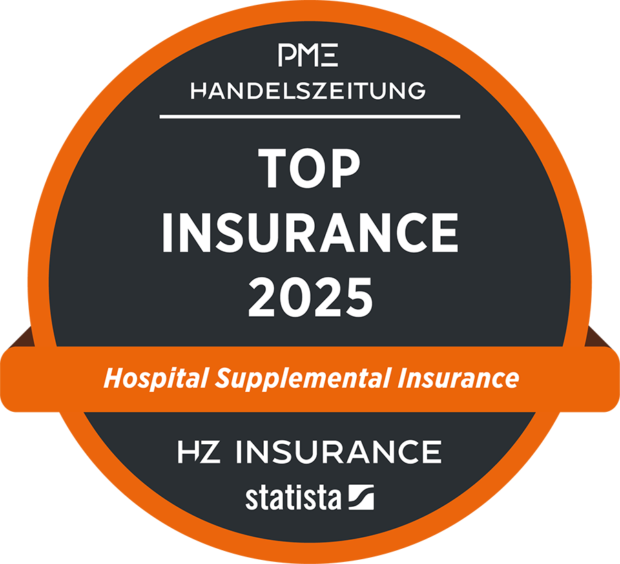 Kundenzufriedenheit - Statista hat die CONCORDIA im Jahr 2025 zur Top Versicherung bezüglich der Spital-Zusatzversicherung ernannt