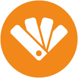 Myself - A circle with the symbol of a selection palette in the centre