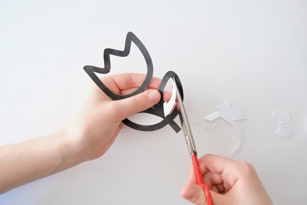 Suncatcher – Blumenvorlage ausschneiden