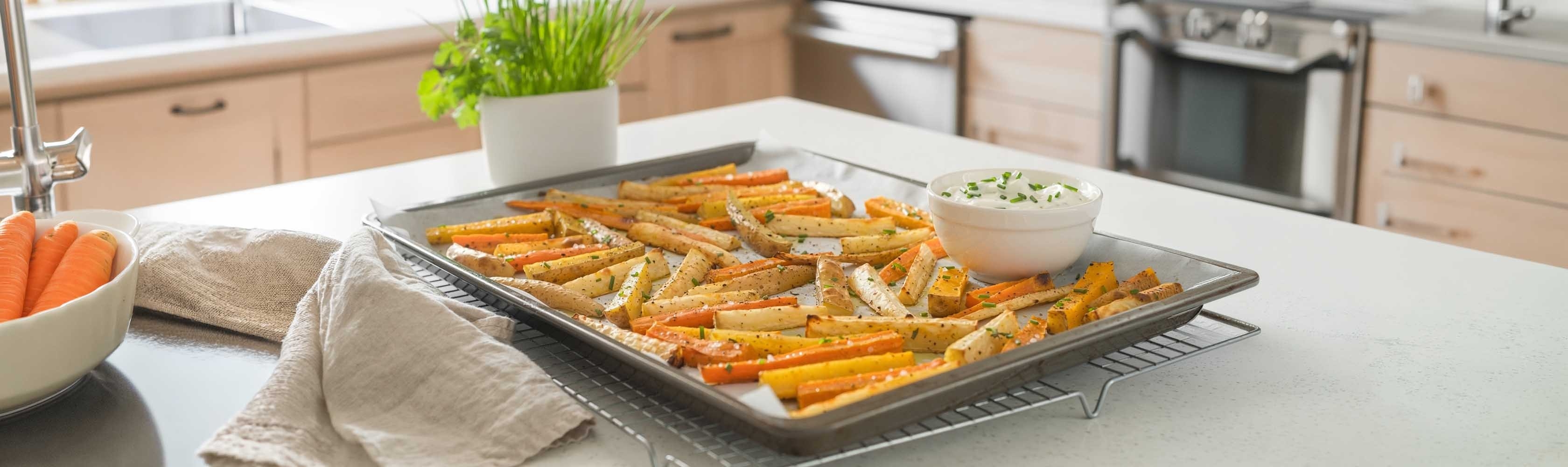 Conci-Creative - Wintergemüse, das Kinder lieben auf Blech