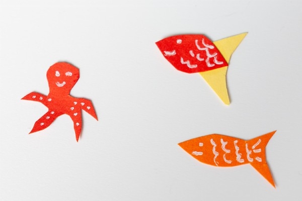 Mini-Aquarium - Fische bemalen