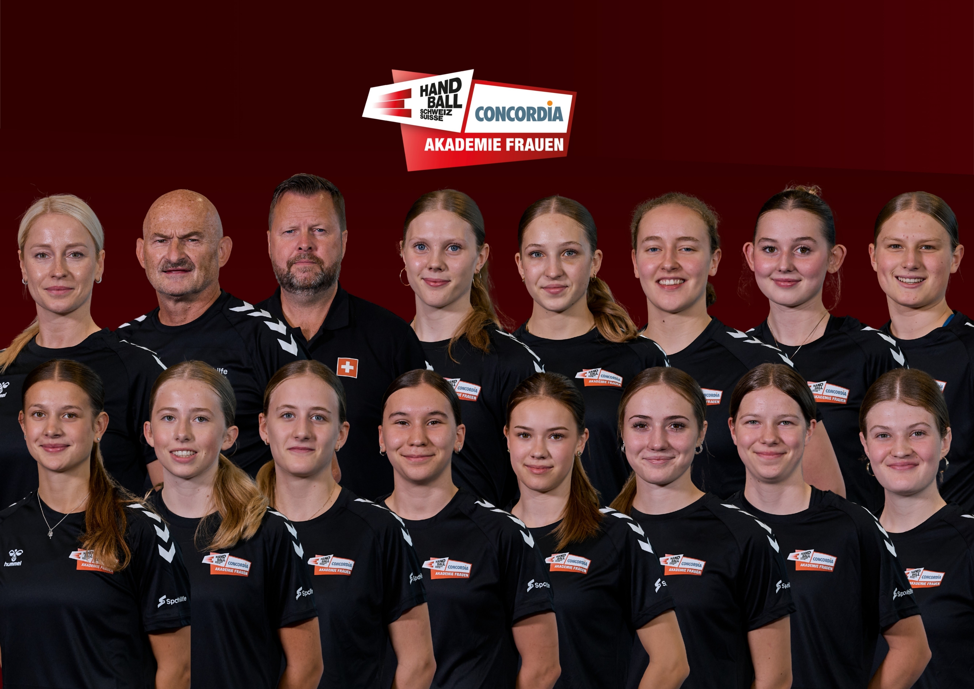 L'attuale rosa della CONCORDIA Handball Academy