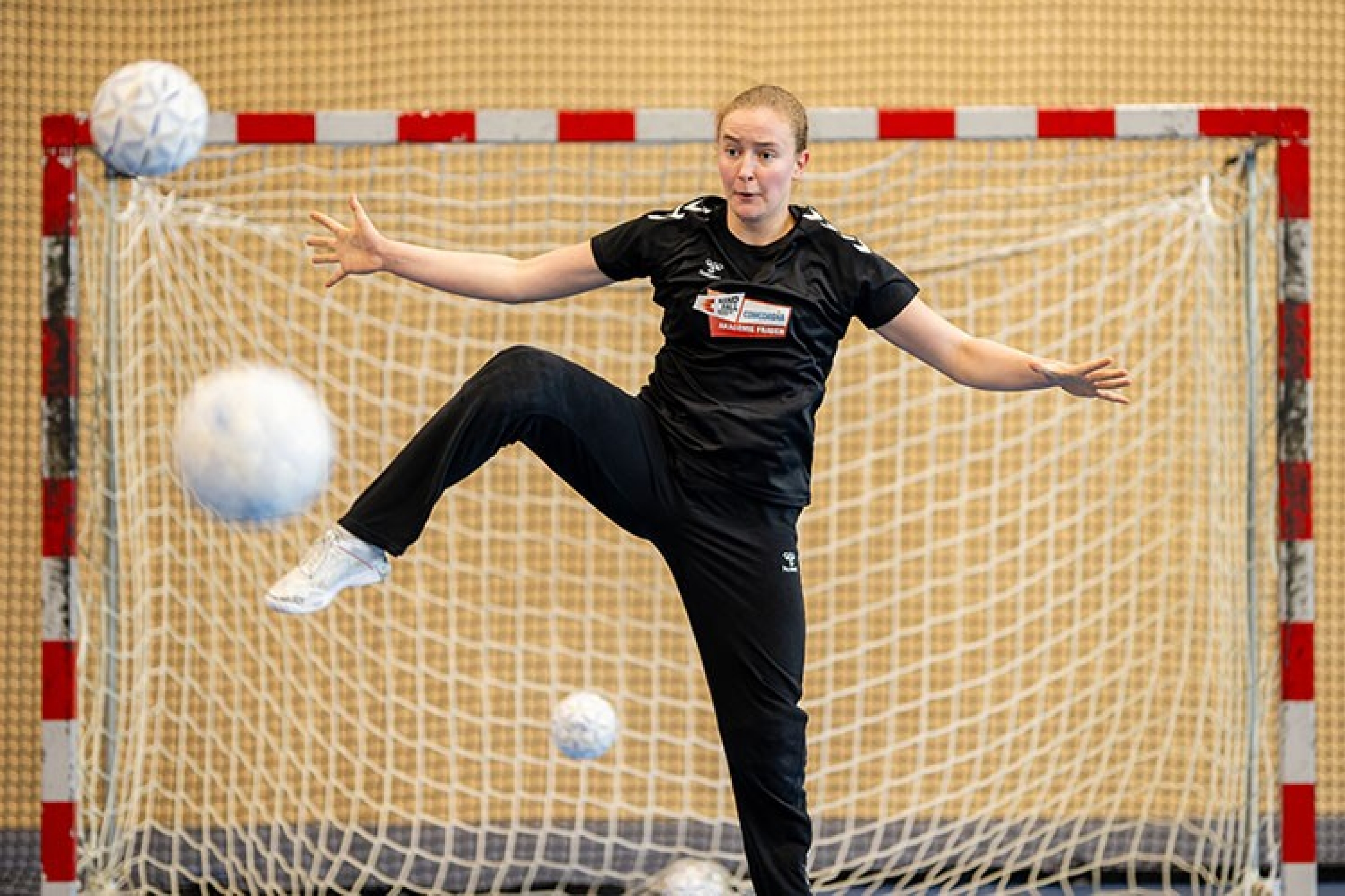 Seraina Kuratli ist Goali in der schweizerischen Handballnationalmannschaft der Frauen