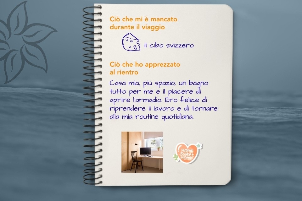 Scheda di viaggio di Fabienne, specialista in prestazioni e vice responsabile del team Prestazioni