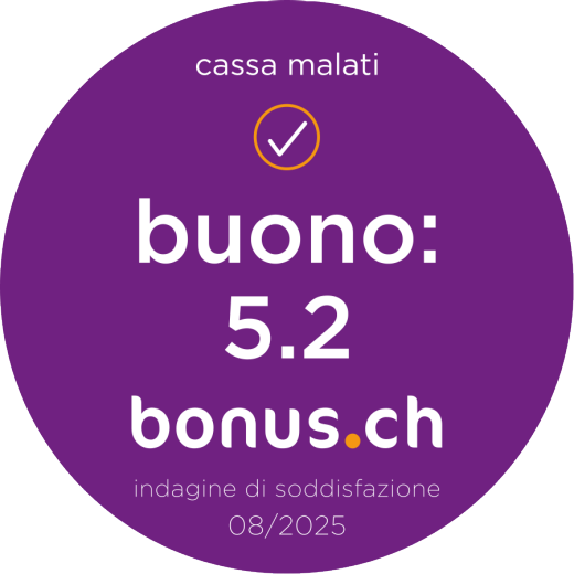 Kundenzufriedenheit - Bonus.ch hat der CONCORDIA im Jahr 2025 die Note 5.2 (gut) zur Kundenzufriedenheit verliehen