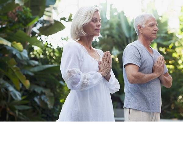 déconnecter méditer calmer énergie stress yoga