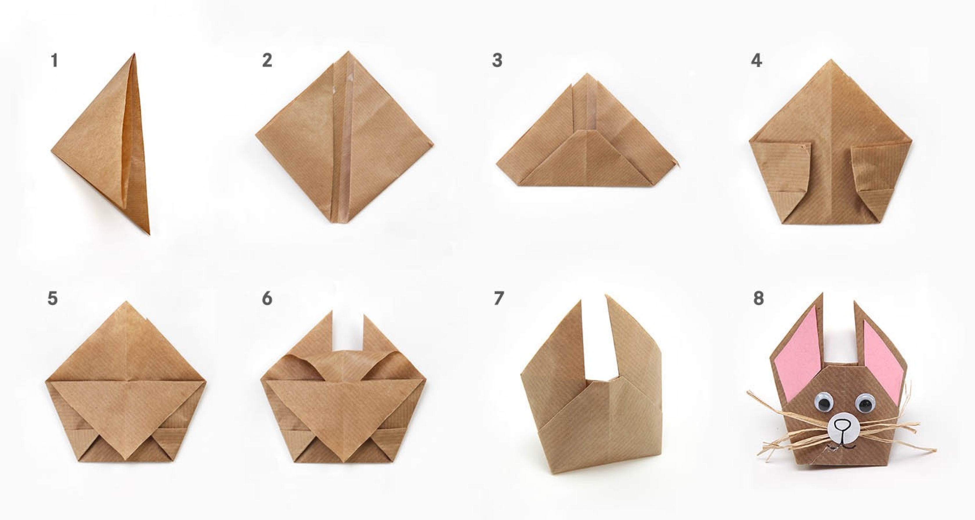 Istruzioni per i origami portauovo fatti in casa